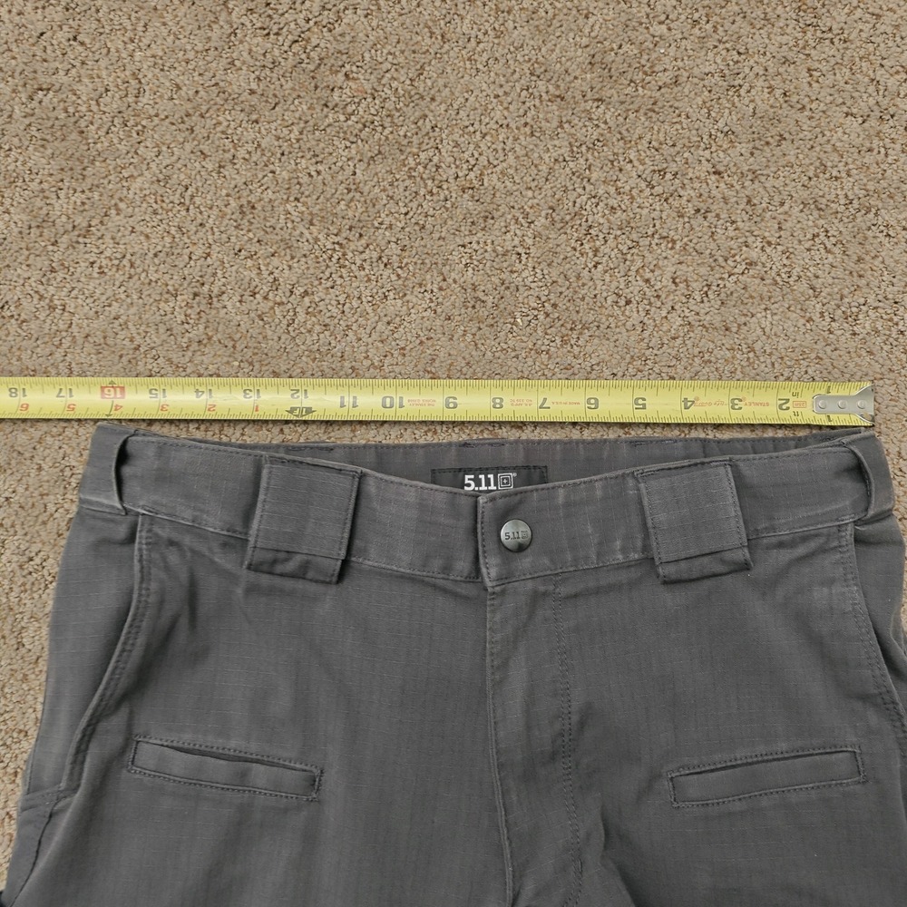 5.11 Tactical Mens Gray Cargo Pants 32X32 Workwear Durable Outdoor Utility - Picture 13 of 16